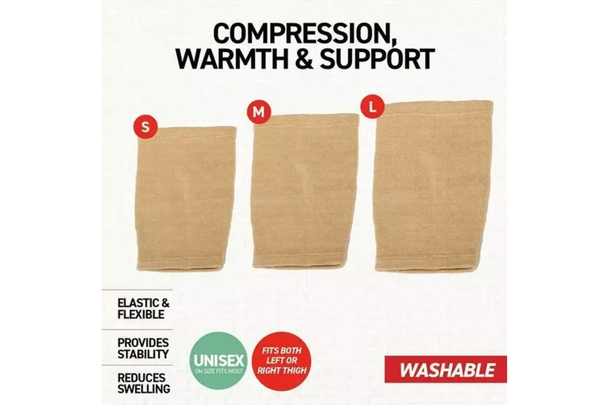 2 Pack Thigh Support Brace Compression for Strains and Stability