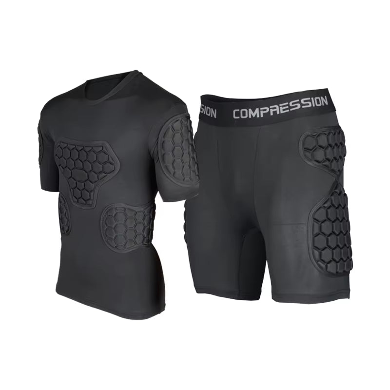 Professional Goalkeeper Armor Uniforms Football Goalkeeper Jerseys Thicken EVA Sponge Elbow Goalkeeper Sports Uniforms