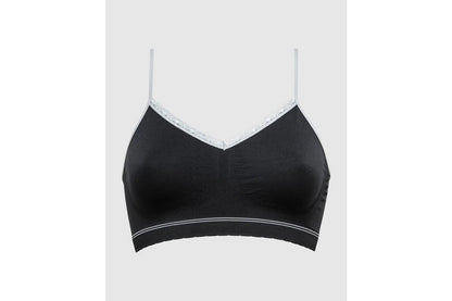 Billet Doux Zen Attitude Crop Top Style Wirefree Bralette - 2 Pack