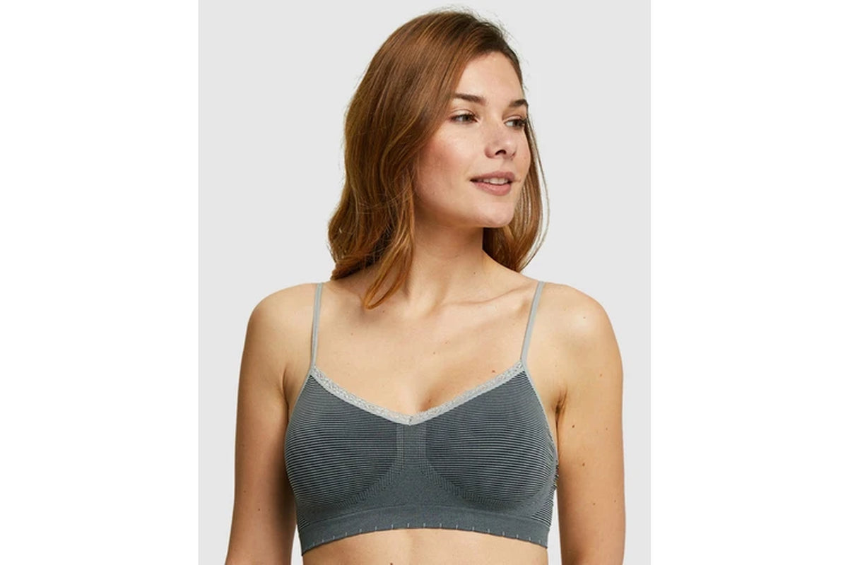 Billet Doux Zen Attitude Crop Top Style Wirefree Bralette - 2 Pack