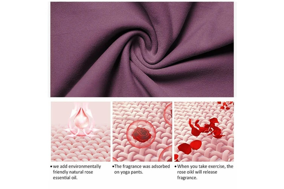 Women’s High-Waist Fitness Leggings – 3-Pack Aussie Active Bundle (Purple)