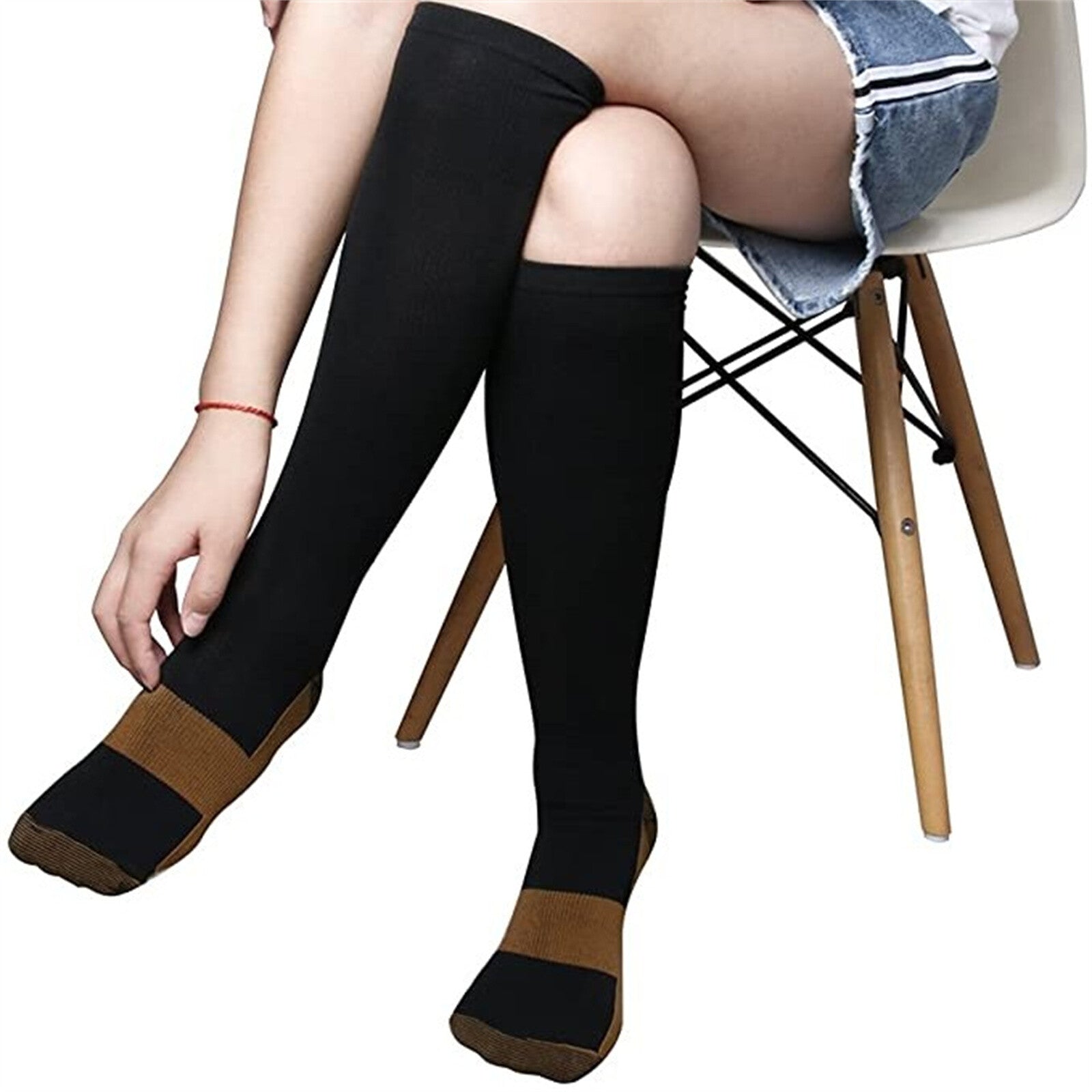 2 Pairs Copper Compression Socks Compression Socks for Women and Men Outdoor AU