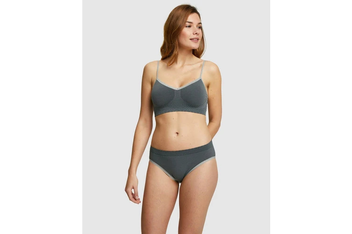 Billet Doux Zen Attitude Crop Top Style Wirefree Bralette - 2 Pack