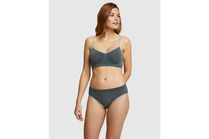 Billet Doux Zen Attitude Crop Top Style Wirefree Bralette - 2 Pack