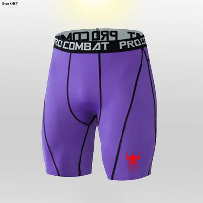 Men Compress Bodybuilding Shorts Fitness Compression Leggings Workout Inseam Outfit Male Muscle Alive Elastic Skinny Tights MMA