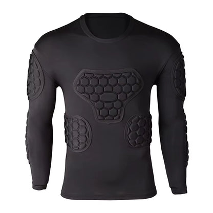 Professional Goalkeeper Armor Uniforms Football Goalkeeper Jerseys Thicken EVA Sponge Elbow Goalkeeper Sports Uniforms