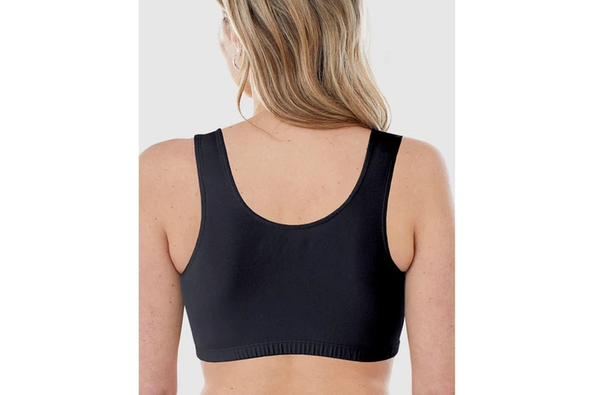 Bestform Wirefree Cotton Sports Crop Top Bra (3 Pack)