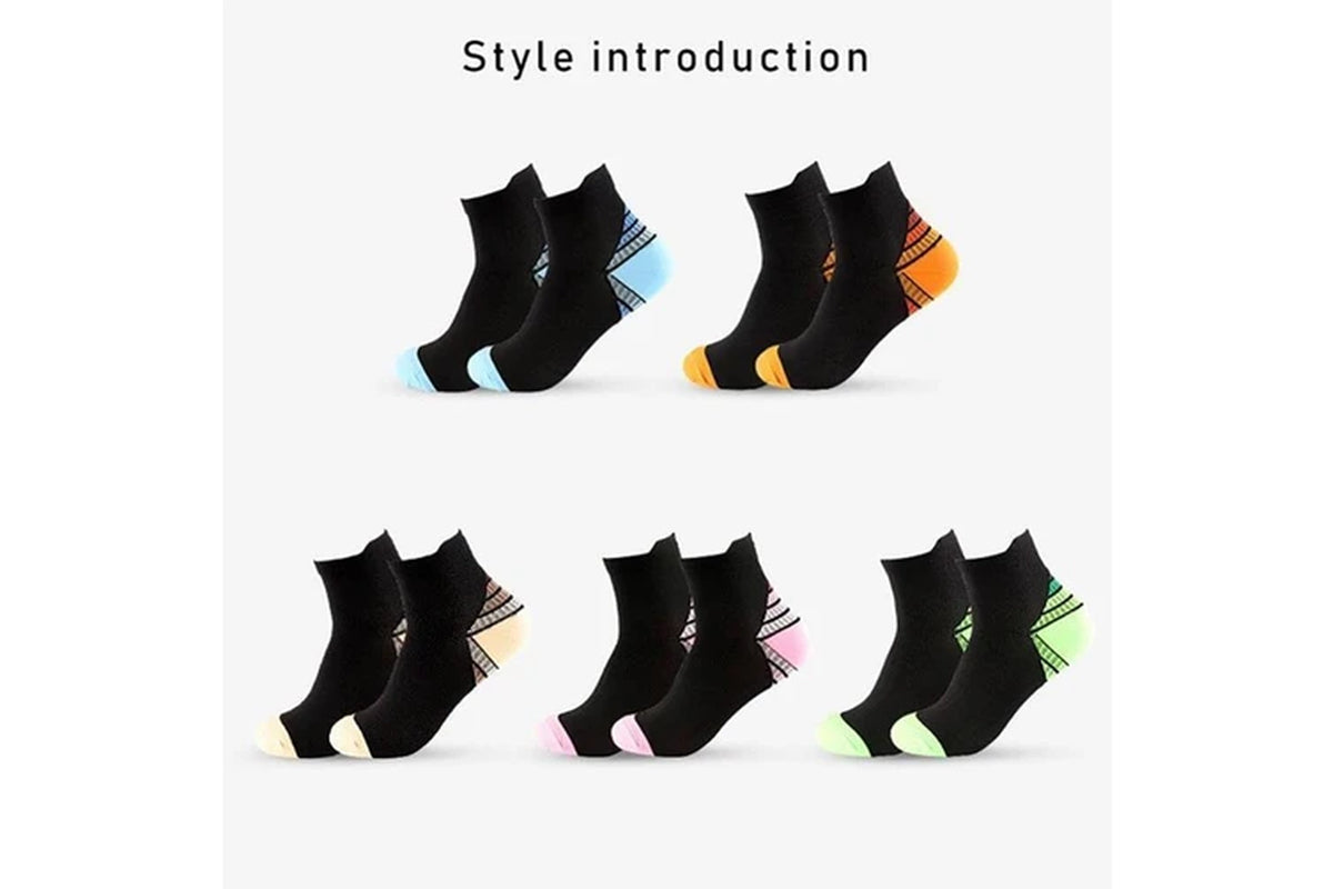 3X Plantar Fasciitis Compression Socks Foot Sleeve Ankle Support Brace Achy S/M