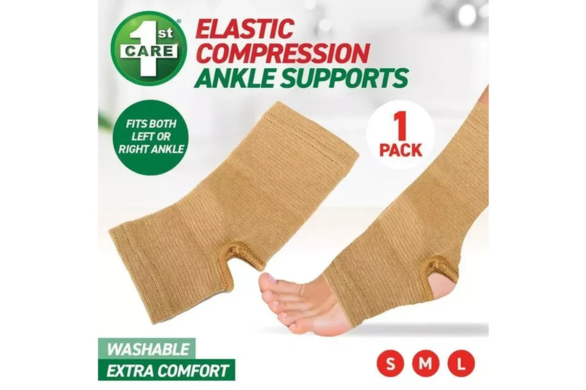 Ankle Support Brace Compression Wrap for Sprains and Stability