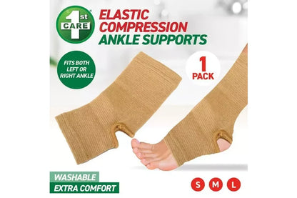 Ankle Support Brace Compression Wrap for Sprains and Stability