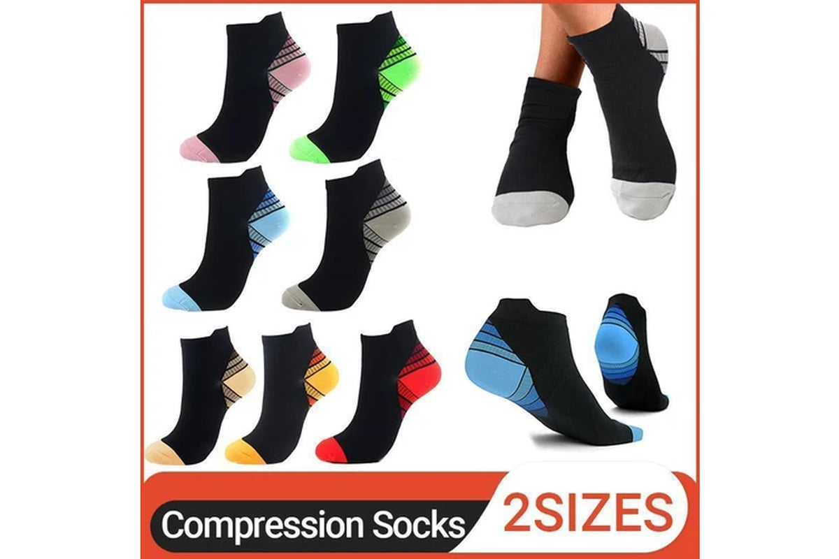 3X Plantar Fasciitis Compression Socks Foot Sleeve Ankle Support Brace Achy S/M