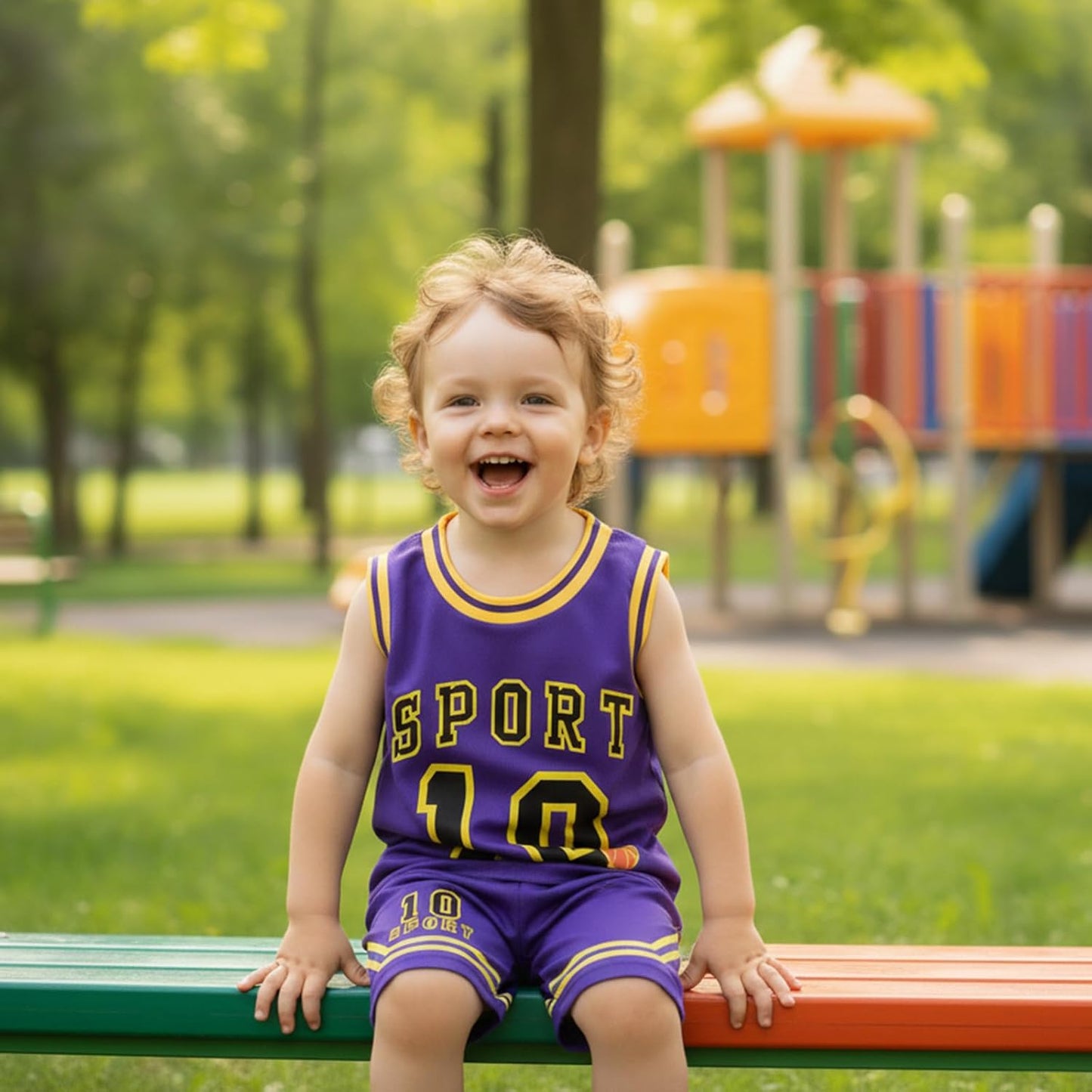 Kids Sports Shorts Sets Boys Jerseys Tracksuit 2 Piece Basketball Performance Tank Top and Mesh Shorts Set