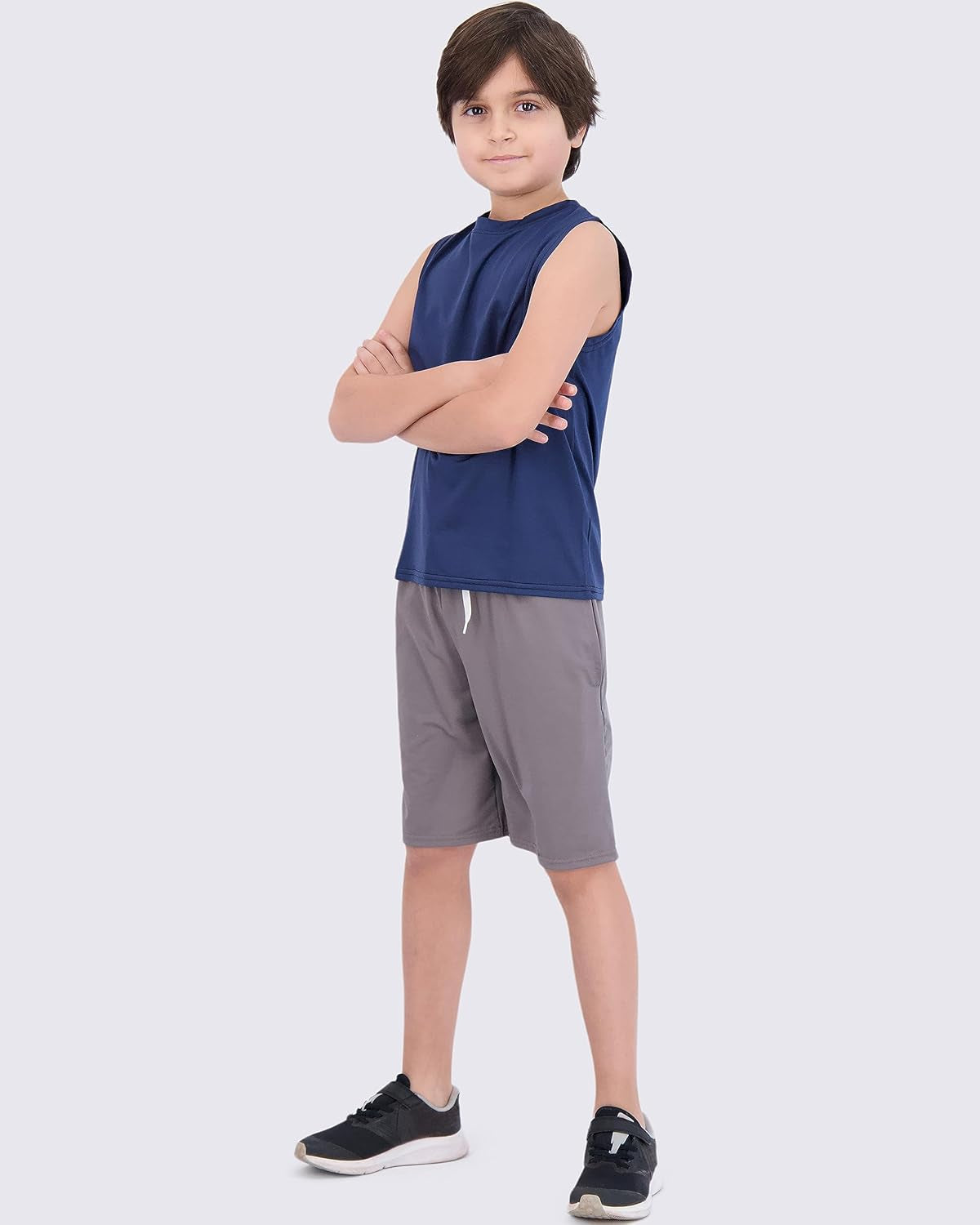 5 Pack: Boys Dry-Fit Active Athletic Performance Tank Top