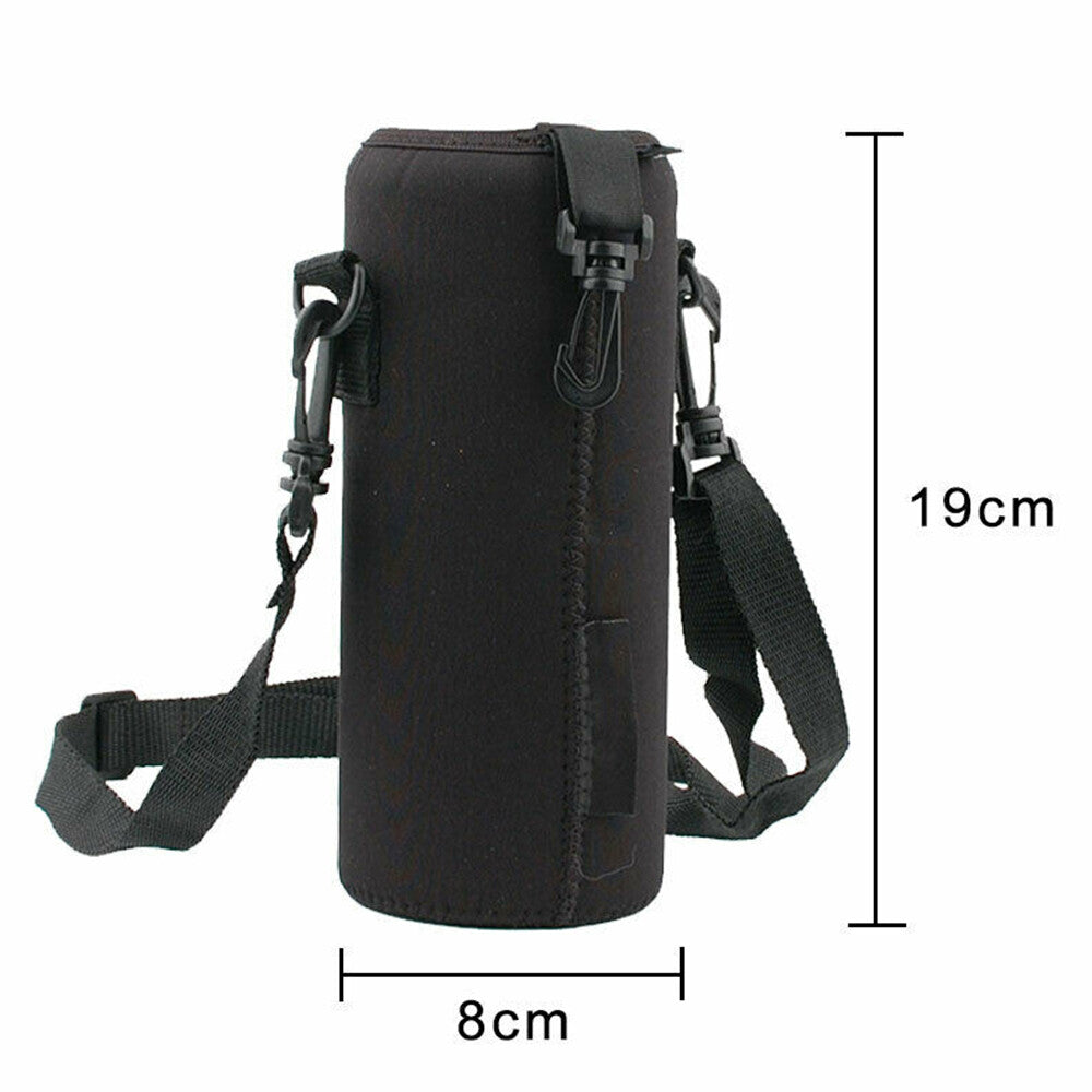 Water Bottle Travel Insulated Carrier Bag Holder Neoprene1000Ml Bicycle Access