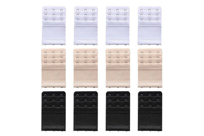 12Pcs 3-Hook Bra Strap Extender Set for Women