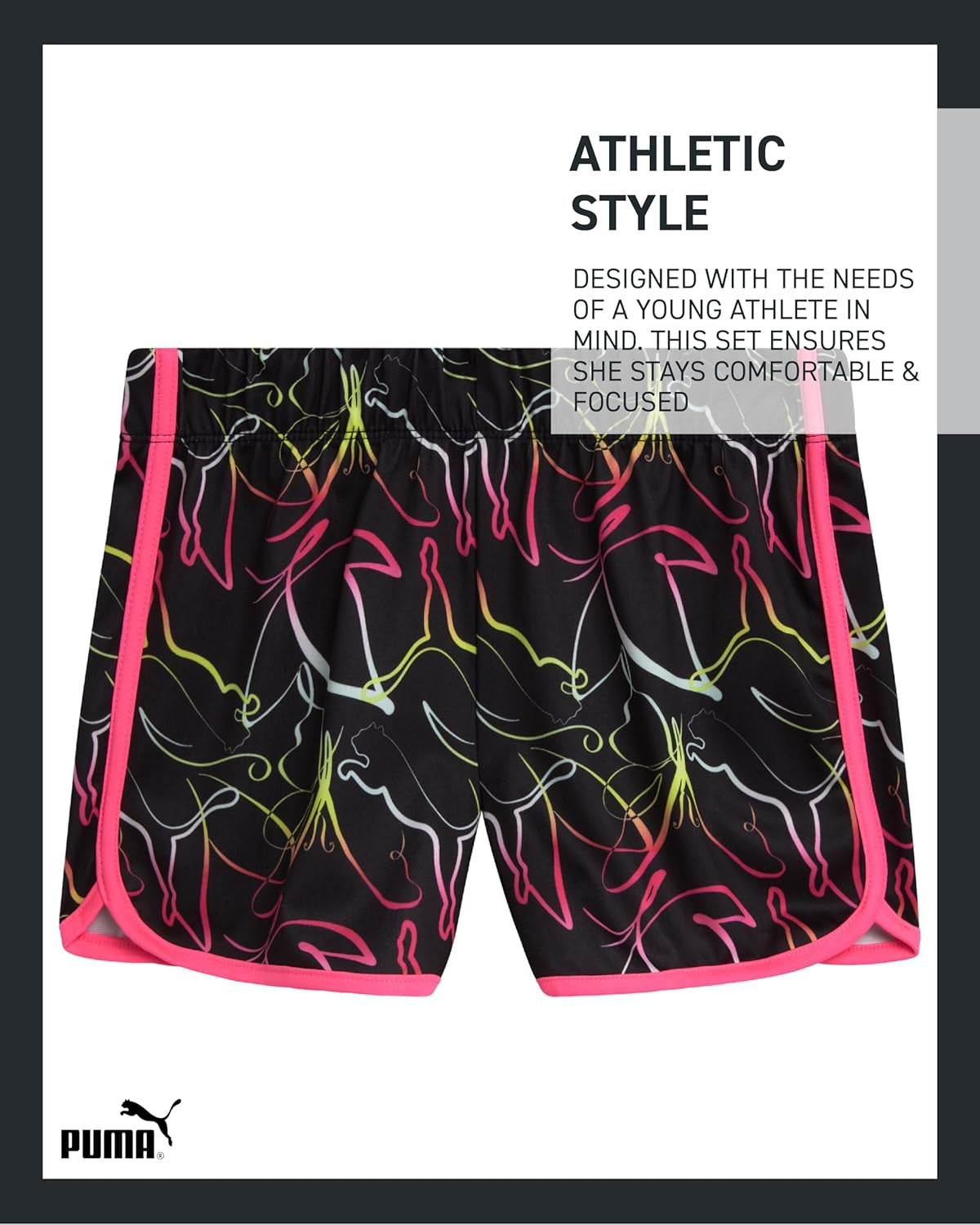 Girls Active Shorts Set - 2 Piece Performance Pullover Hoodie and Athletic Shorts - Cute Athletic Outfit for Girls (S-L)