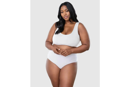 Bestform Wirefree Cotton Sports Crop Top Bra (3 Pack)