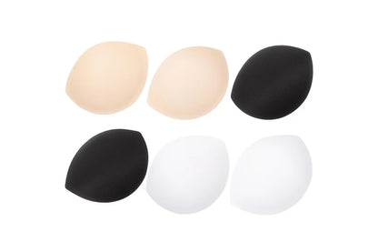 3 Pairs Sports Bras Push up Bra Pads Bra Replacement Pad Bikini Bra Liners Bra Cups Pads Breast Enhancer Removable Bra Inserts