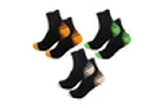 3Pcs Plantar Fasciitis Compression Socks Foot Sleeve Ankle Support Brace Achy-Orange+White+Green