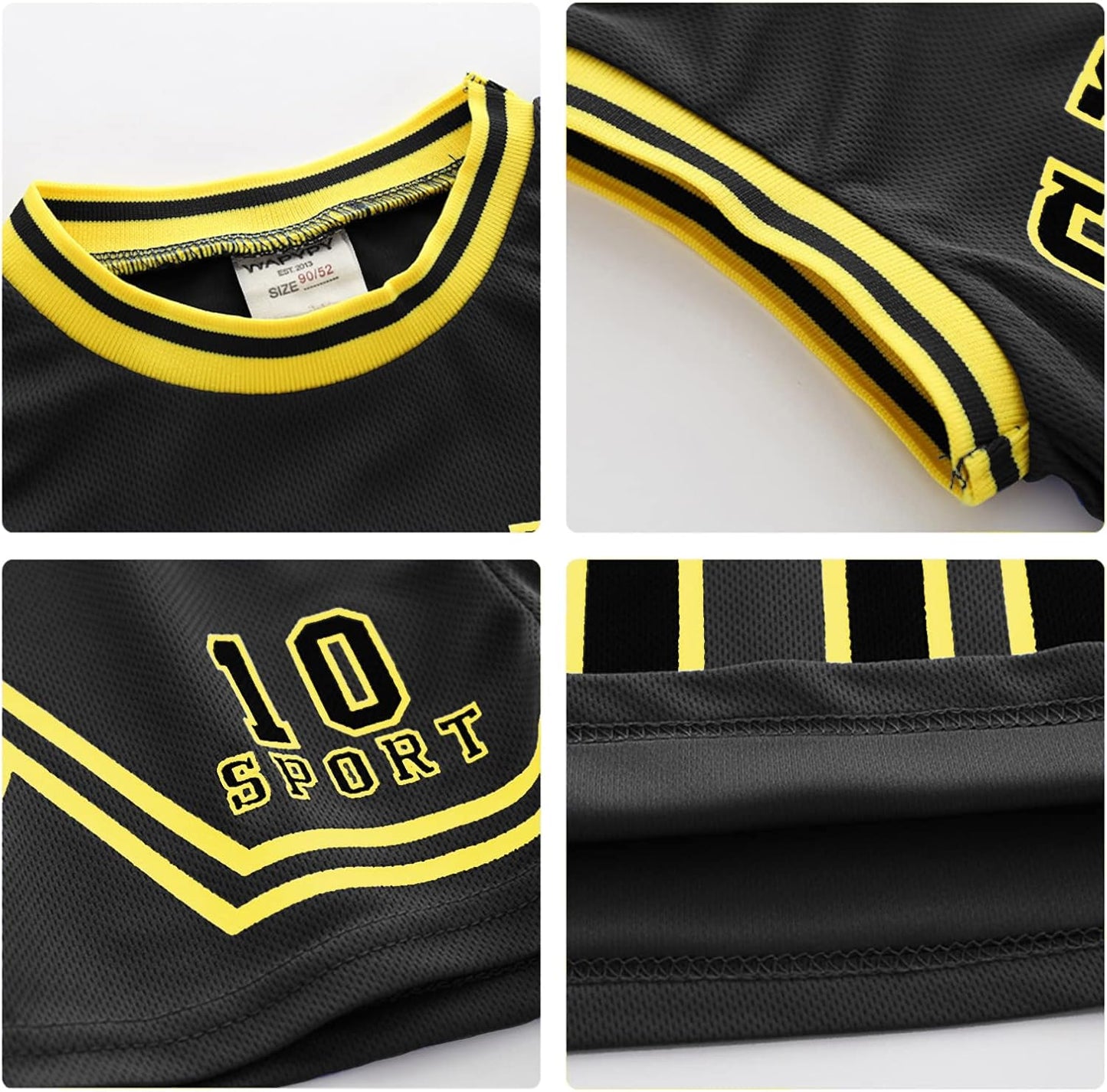 Kids Sports Shorts Sets Boys Jerseys Tracksuit 2 Piece Basketball Performance Tank Top and Mesh Shorts Set